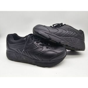 Xelero Matrix Walking Shoes Black X44607 EE Leather Lace Up Womens Size 9